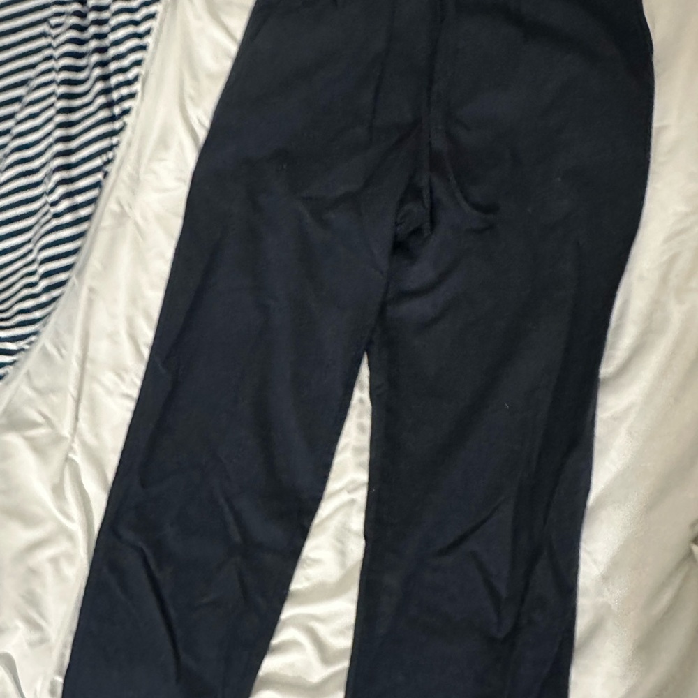 Navy H&M linen pants